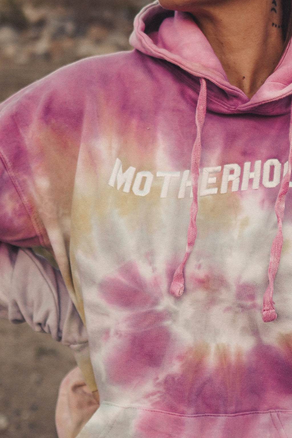 Motherhood Tie Dye Hoodie